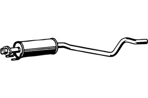 Intermediate muffler in the group  at  Professional Parts Sweden AB (P4471)