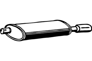 Rear muffler in the group  at  Professional Parts Sweden AB (P4472)