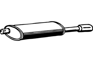 Rear muffler in the group  at  Professional Parts Sweden AB (P4473)