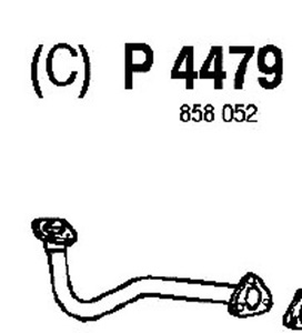 Front pipe in the group  at  Professional Parts Sweden AB (P4479)