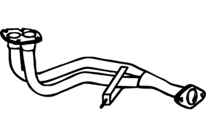 Front pipe in the group  at  Professional Parts Sweden AB (P4495)