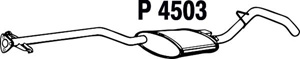 Intermediate muffler i gruppen Tillflligt dolda artiklar hos  Professional Parts Sweden AB (P4503)