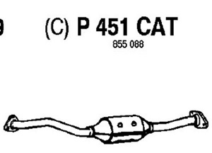 Catalytic converter in the group  at  Professional Parts Sweden AB (P451CAT)