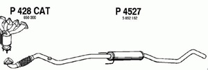 Intermediate muffler in the group  at  Professional Parts Sweden AB (P4527)
