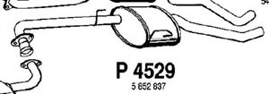 Intermediate muffler i gruppen Tillflligt dolda artiklar hos  Professional Parts Sweden AB (P4529)