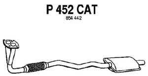 Catalytic converter in the group  at  Professional Parts Sweden AB (P452CAT)