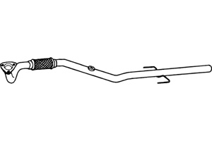 Front pipe in the group  at  Professional Parts Sweden AB (P4551)