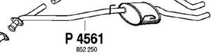 Intermediate muffler in the group  at  Professional Parts Sweden AB (P4561)