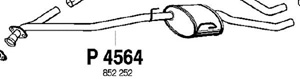 Intermediate muffler in the group  at  Professional Parts Sweden AB (P4564)