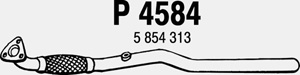 Front pipe in the group  at  Professional Parts Sweden AB (P4584)