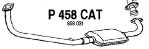 Catalytic converter i gruppen Tillflligt dolda artiklar hos  Professional Parts Sweden AB (P458CAT)