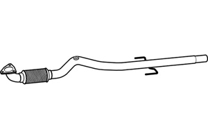 Front pipe in the group  at  Professional Parts Sweden AB (P4596)