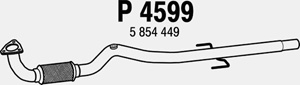 Front pipe in the group  at  Professional Parts Sweden AB (P4599)
