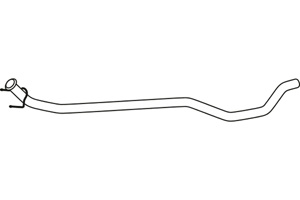 Intermediate pipe in the group  at  Professional Parts Sweden AB (P46006)
