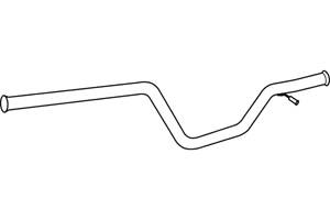 Intermediate pipe in the group Exhaust parts / Exhaust muffler & kits at  Professional Parts Sweden AB (P46018)