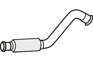 Front pipe in the group Exhaust parts / Exhaust muffler & kits at  Professional Parts Sweden AB (P46019)