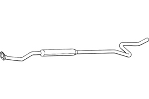 Intermediate muffler i gruppen Tillflligt dolda artiklar hos  Professional Parts Sweden AB (P4608)