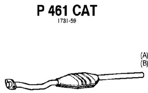Catalytic converter i gruppen Tillflligt dolda artiklar hos  Professional Parts Sweden AB (P461CAT)