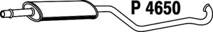 Intermediate muffler in the group  at  Professional Parts Sweden AB (P4650)