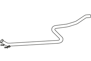 Intermediate pipe in the group  at  Professional Parts Sweden AB (P4667)