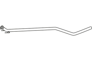 Intermediate pipe in the group  at  Professional Parts Sweden AB (P4675)