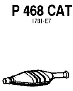 Catalytic converter in the group  at  Professional Parts Sweden AB (P468CAT)