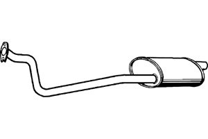 Front muffler in the group  at  Professional Parts Sweden AB (P4690)