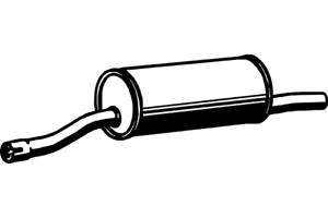 Front muffler i gruppen Tillflligt dolda artiklar hos  Professional Parts Sweden AB (P4692)