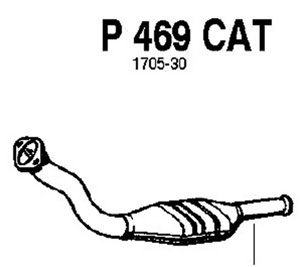 Catalytic converter in the group  at  Professional Parts Sweden AB (P469CAT)