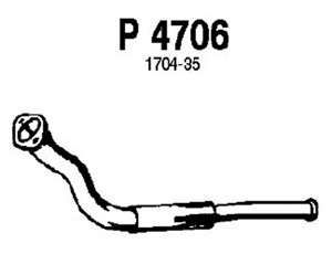 Front pipe in the group  at  Professional Parts Sweden AB (P4706)