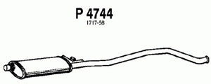 Intermediate muffler in the group  at  Professional Parts Sweden AB (P4744)
