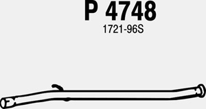 Intermediate pipe in the group  at  Professional Parts Sweden AB (P4748)