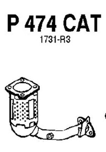 Catalytic converter in the group  at  Professional Parts Sweden AB (P474CAT)