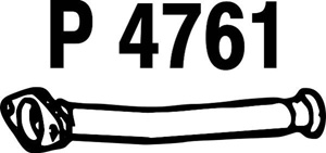 Intermediate pipe in the group  at  Professional Parts Sweden AB (P4761)