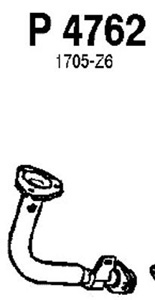 Front pipe in the group  at  Professional Parts Sweden AB (P4762)
