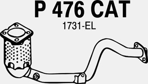 Catalytic converter in the group  at  Professional Parts Sweden AB (P476CAT)