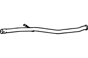 Intermediate pipe in the group  at  Professional Parts Sweden AB (P4771)