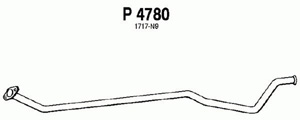 Intermediate pipe in the group  at  Professional Parts Sweden AB (P4780)