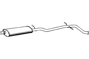 Intermediate muffler in the group  at  Professional Parts Sweden AB (P4797)