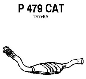 Catalytic converter in the group  at  Professional Parts Sweden AB (P479CAT)