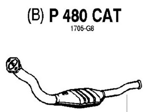 Catalytic converter in the group  at  Professional Parts Sweden AB (P480CAT)