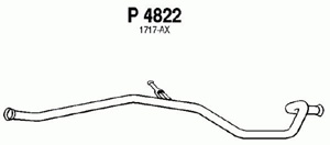 Intermediate pipe in the group  at  Professional Parts Sweden AB (P4822)