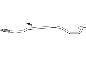 Intermediate pipe in the group  at  Professional Parts Sweden AB (P4824)