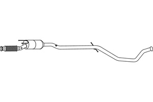 Catalytic converter i gruppen Tillflligt dolda artiklar hos  Professional Parts Sweden AB (P484CAT)