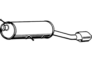 Rear muffler i gruppen Avgasdelar / Avgassystem ljuddmpare & kit hos  Professional Parts Sweden AB (P4850)