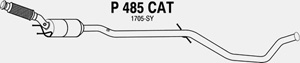 Catalytic converter in the group  at  Professional Parts Sweden AB (P485CAT)