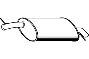 Rear muffler in the group  at  Professional Parts Sweden AB (P4861)