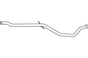 Intermediate pipe in the group  at  Professional Parts Sweden AB (P4864)
