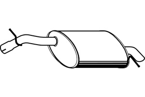 Rear muffler in the group  at  Professional Parts Sweden AB (P4866)