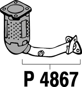 Front pipe in the group  at  Professional Parts Sweden AB (P4867)